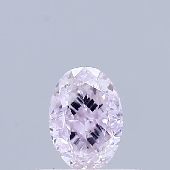 0.30ct Oval Natural Diamond (Colour Fancy Light Purple, Clarity VS2, GIA Certified)
