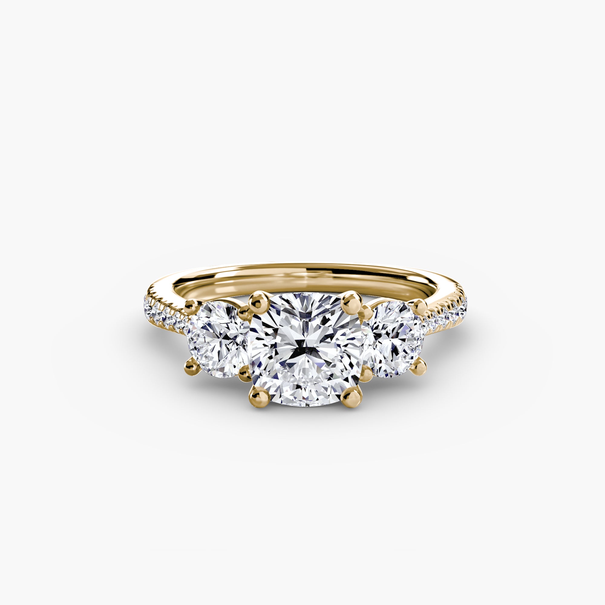 Pavé Trinity Ring