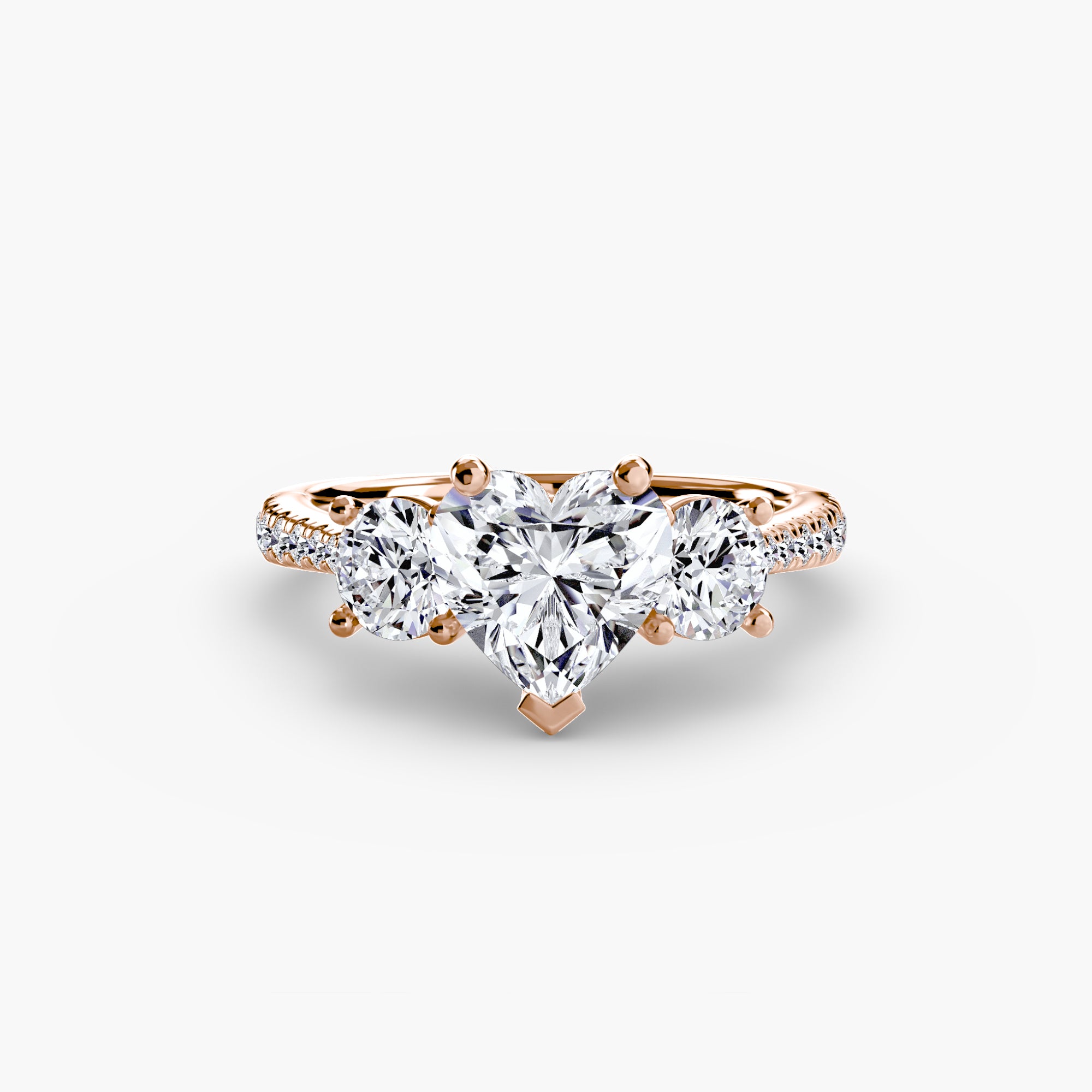 Pavé Trinity Ring