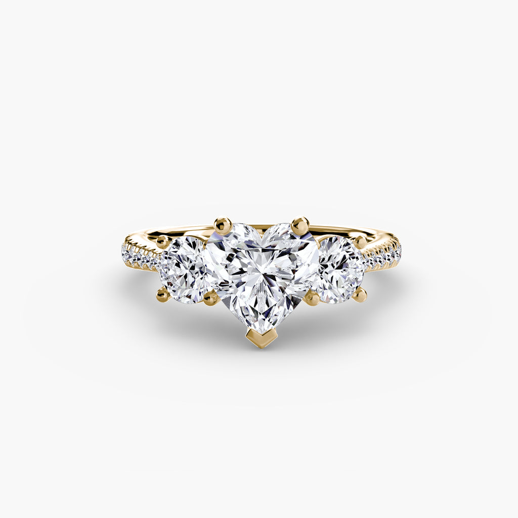 Pavé Trinity Ring
