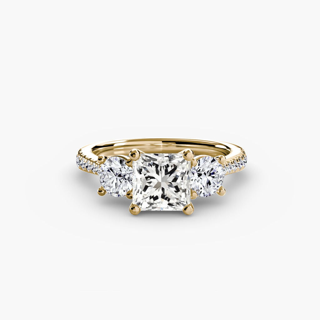 Pavé Trinity Ring