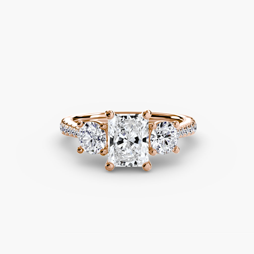 Pavé Trinity Ring