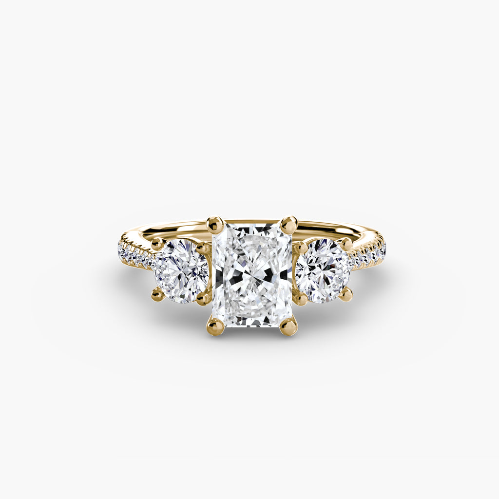 Pavé Trinity Ring