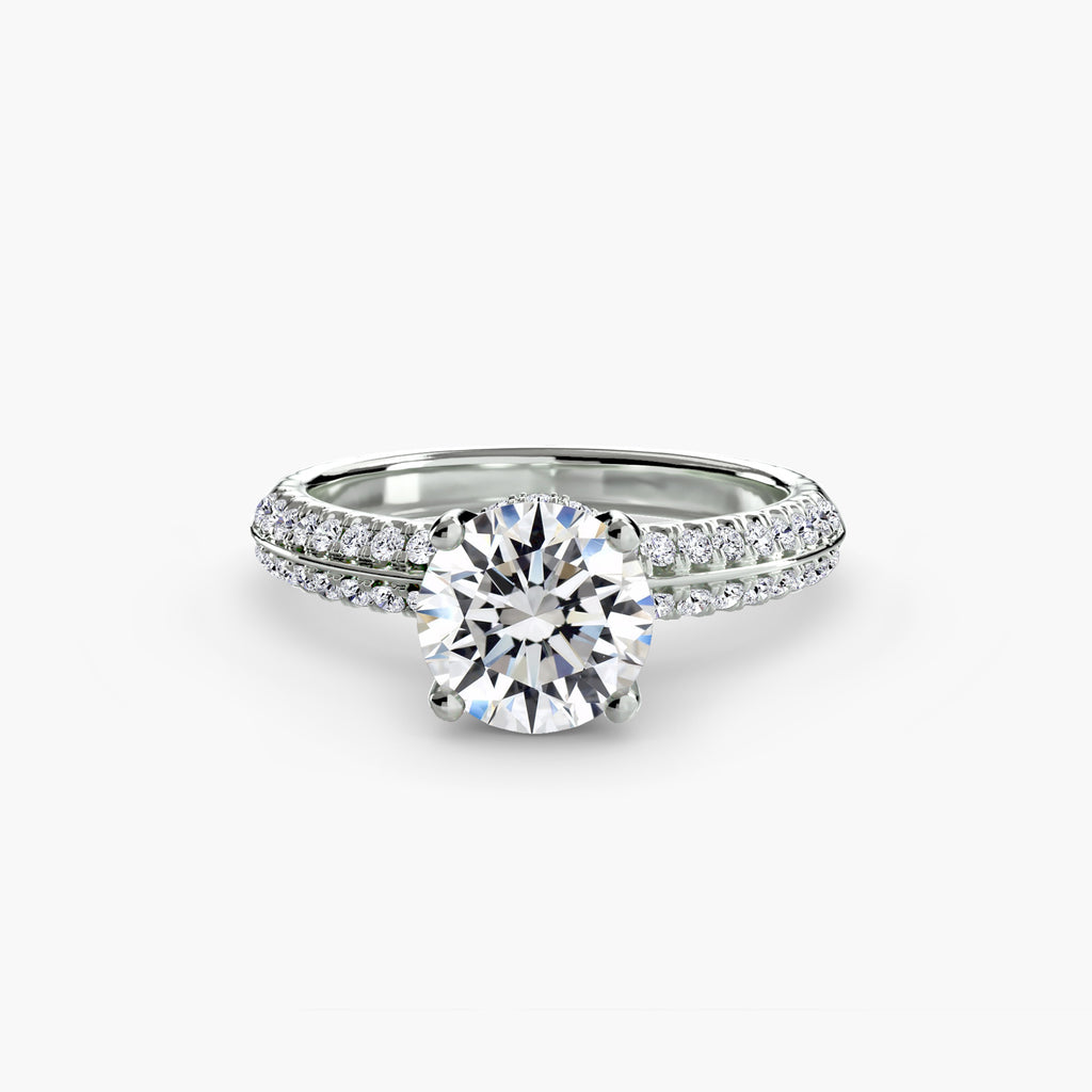 Pavé Solitaire Ring