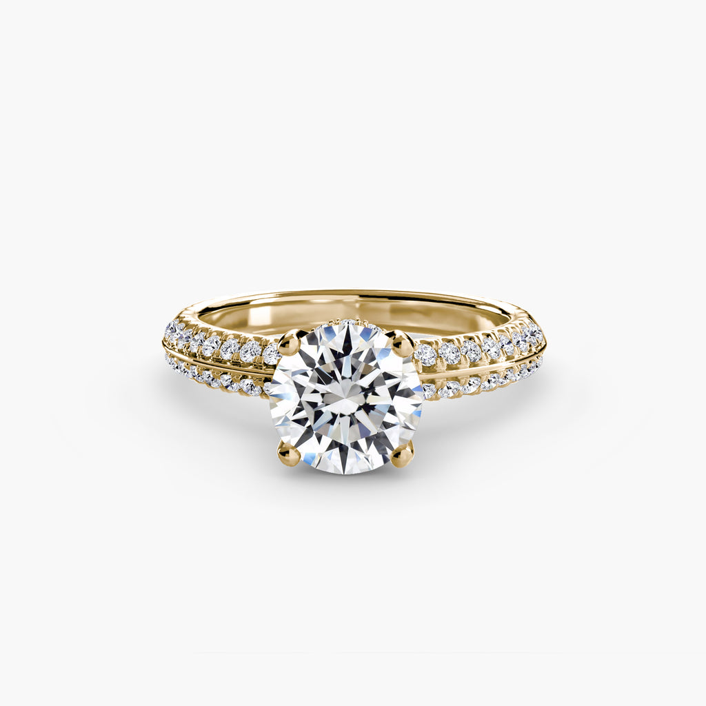 Pavé Solitaire Ring