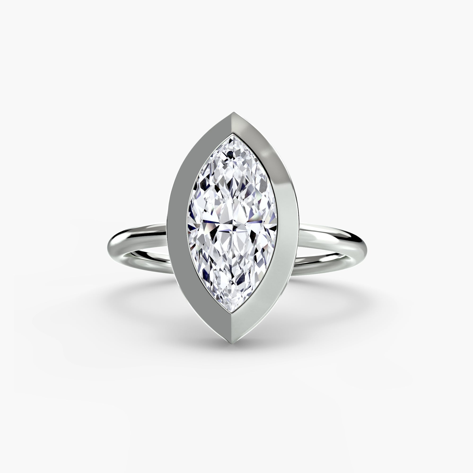 The Bezel Set Solitaire Ring