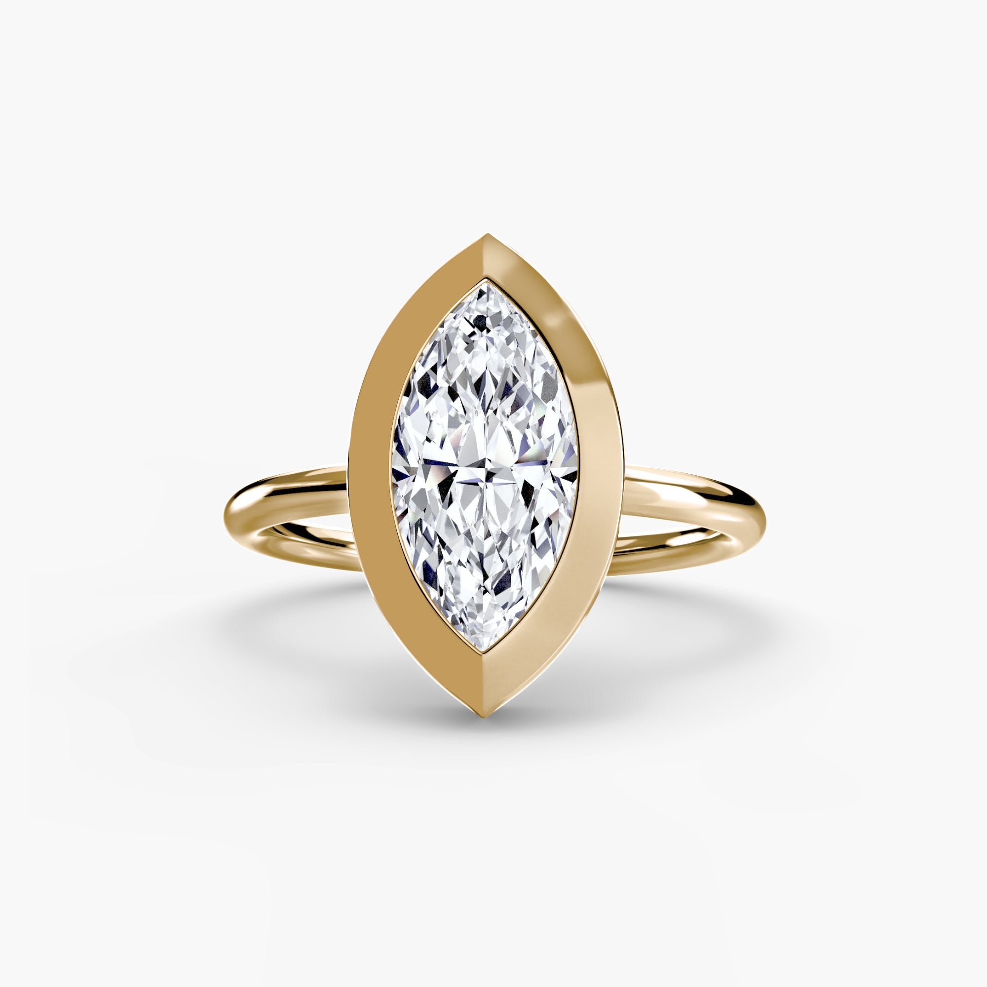 The Bezel Set Solitaire Ring