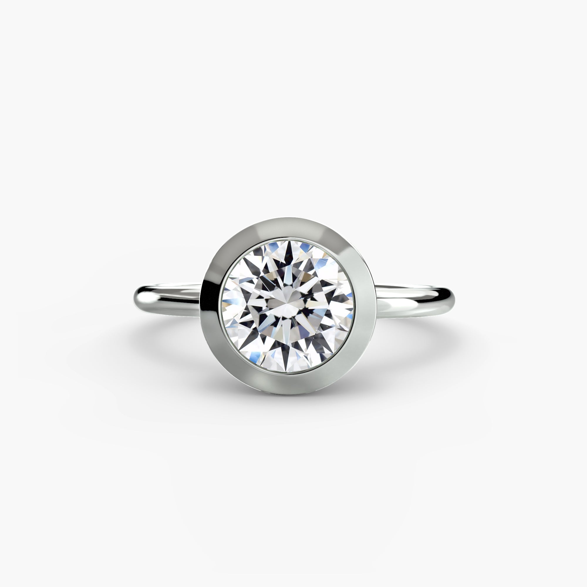 The Bezel Set Solitaire Ring