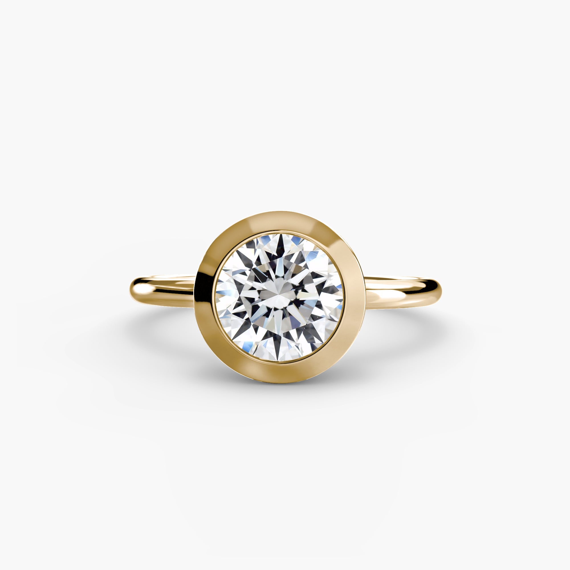 The Bezel Set Solitaire Ring