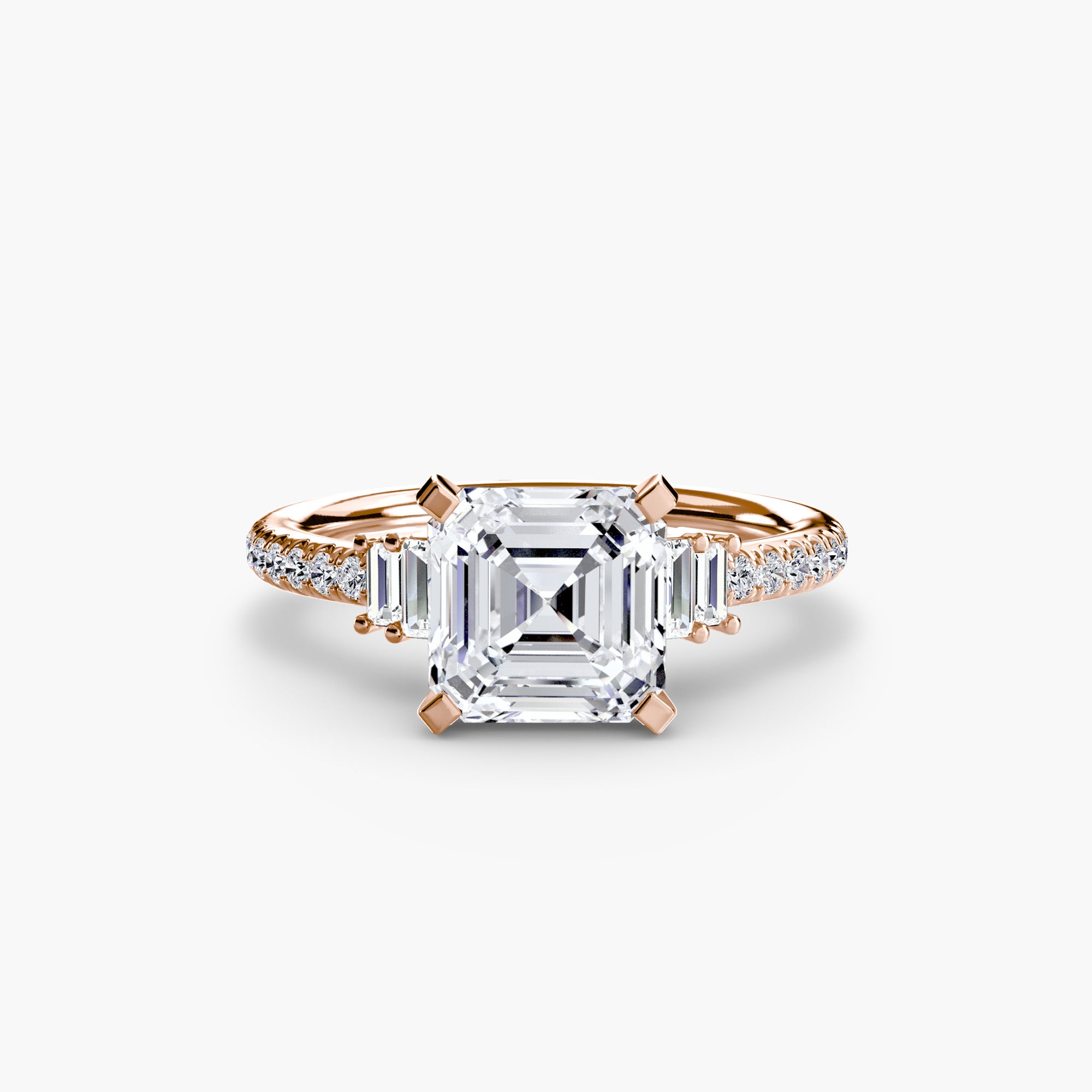 Boundless Beauty Solitaire Ring with Pavé