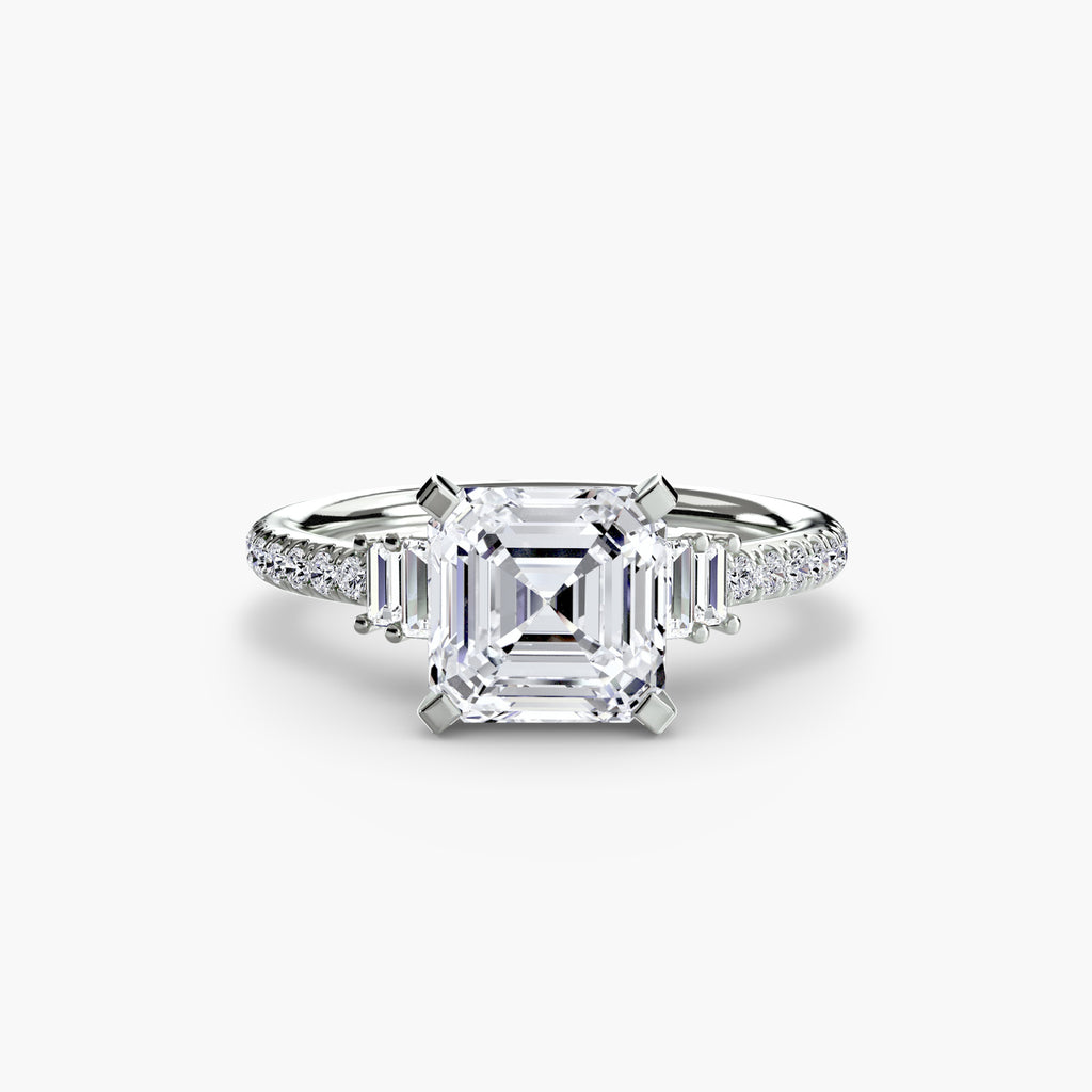 Boundless Beauty Solitaire Ring with Pavé
