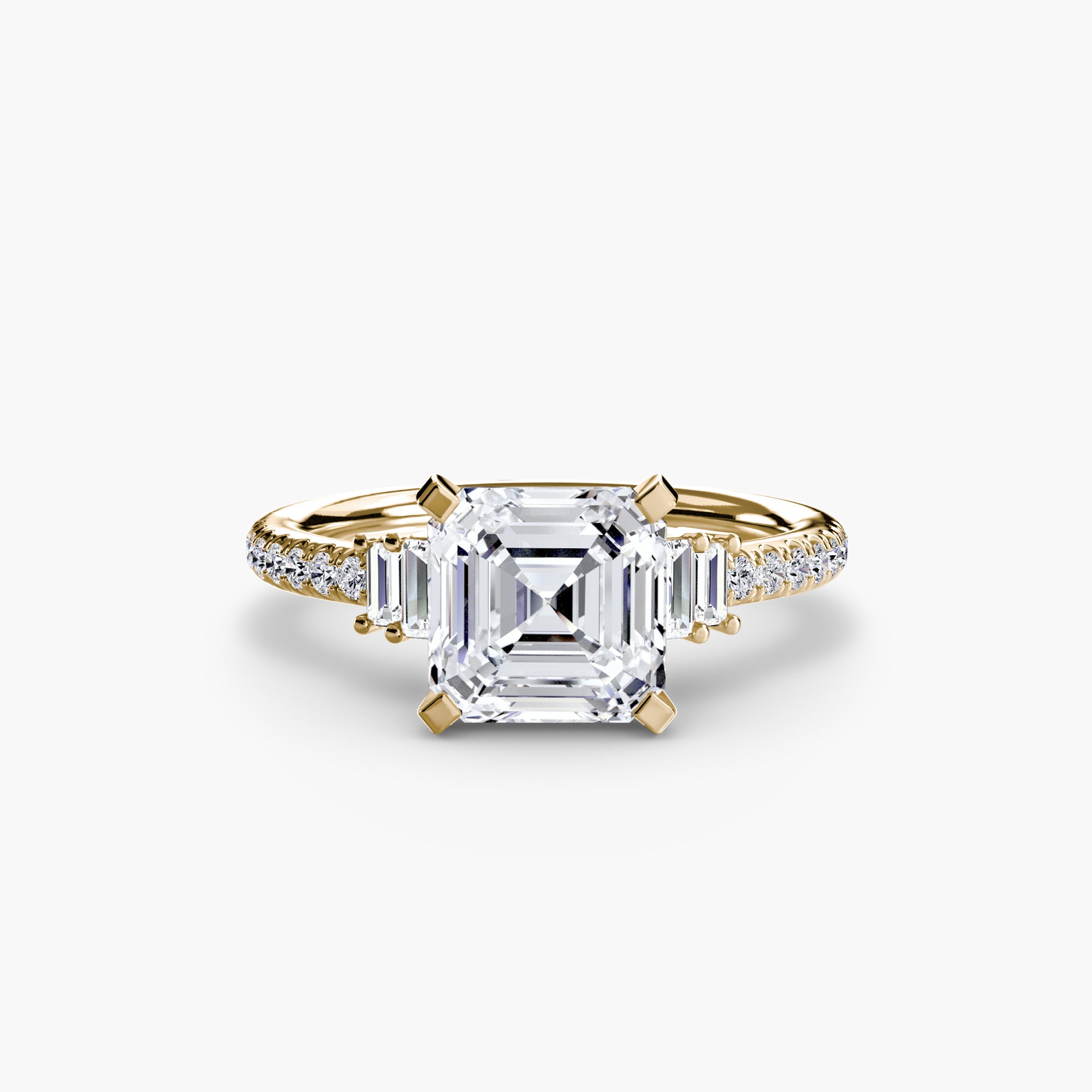 Boundless Beauty Solitaire Ring with Pavé