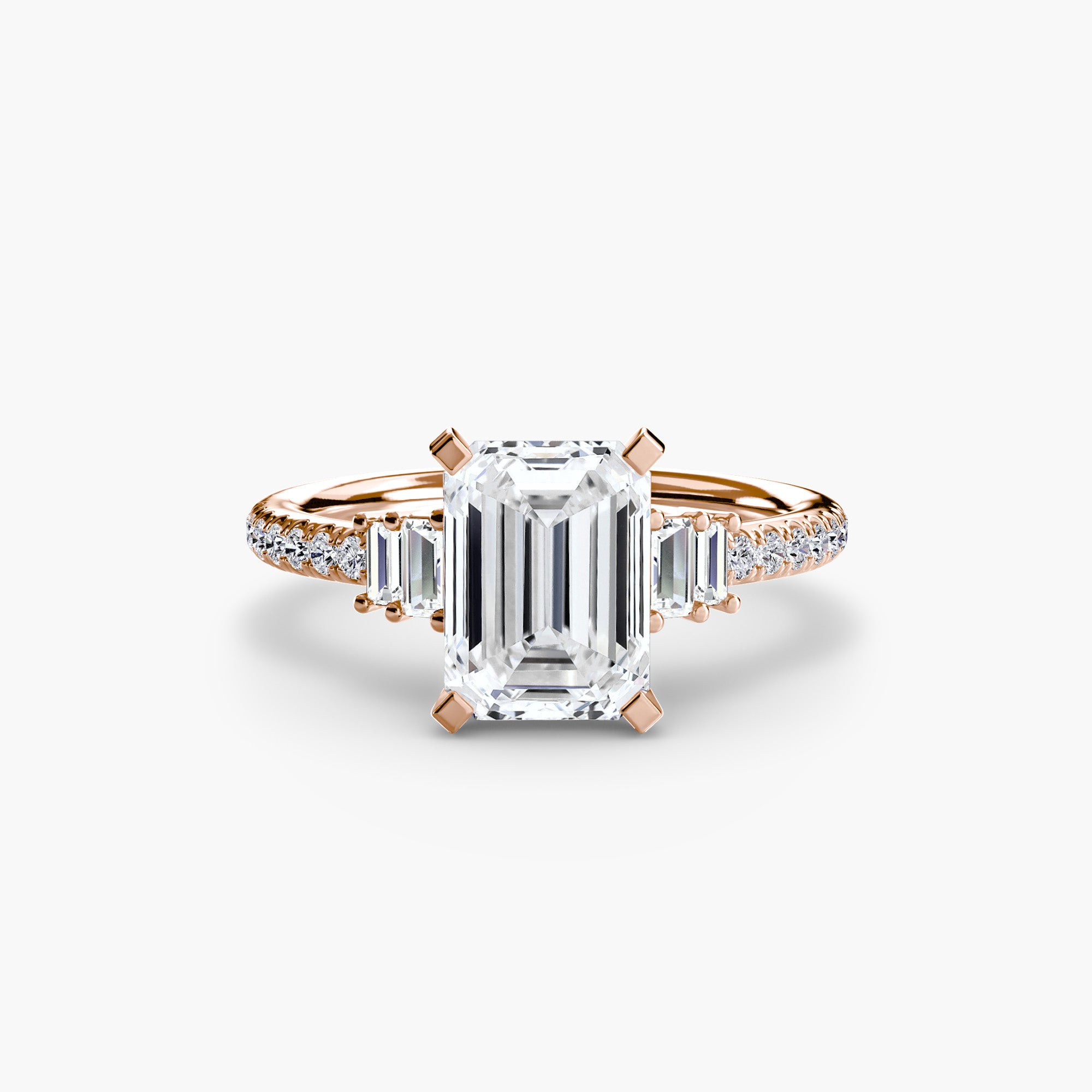 Boundless Beauty Solitaire Ring with Pavé