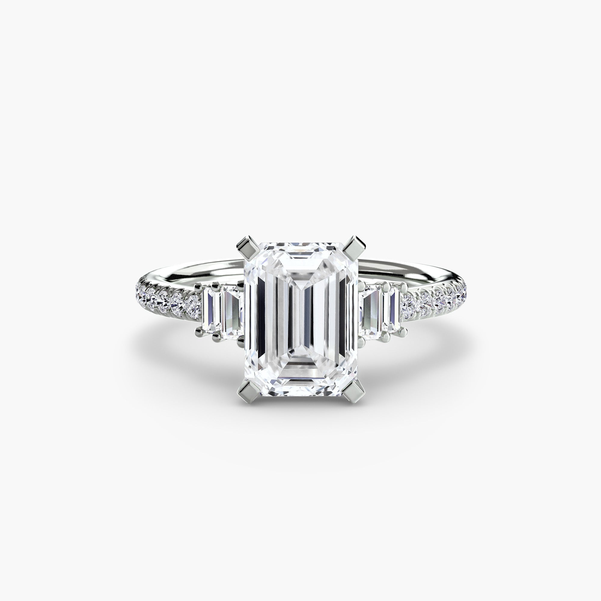 Boundless Beauty Solitaire Ring with Pavé