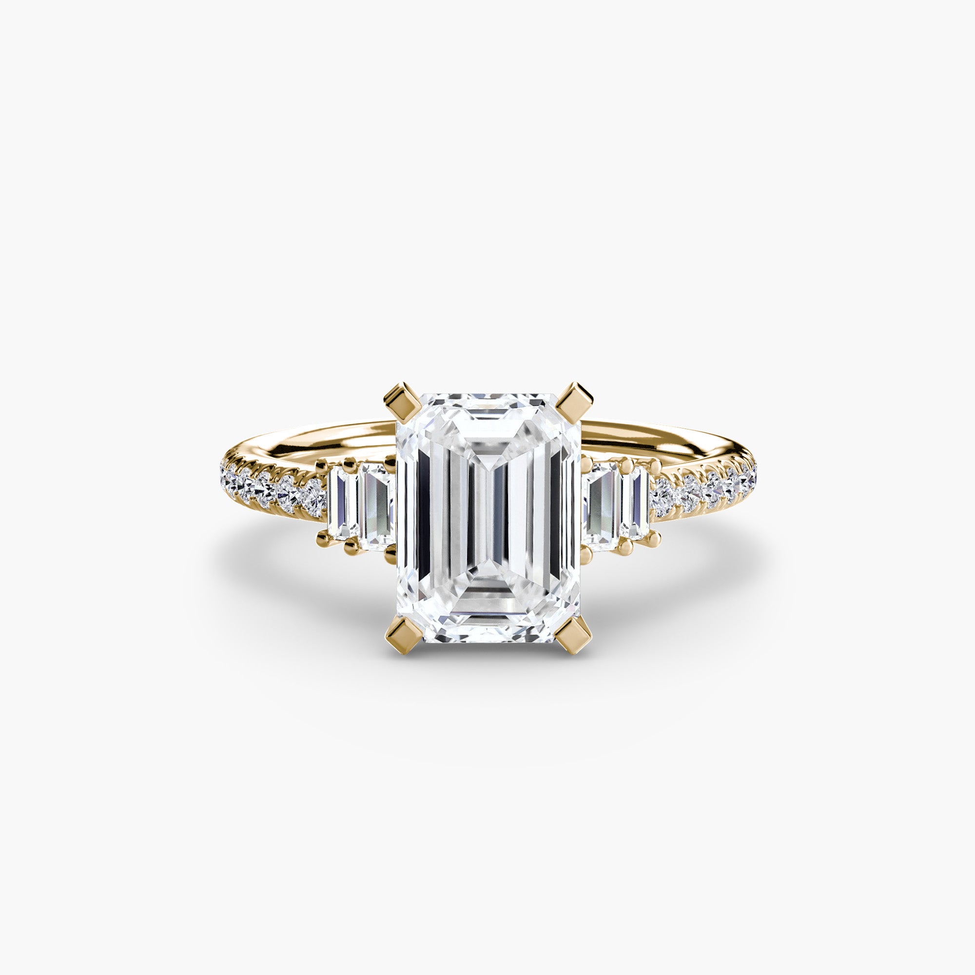 Boundless Beauty Solitaire Ring with Pavé