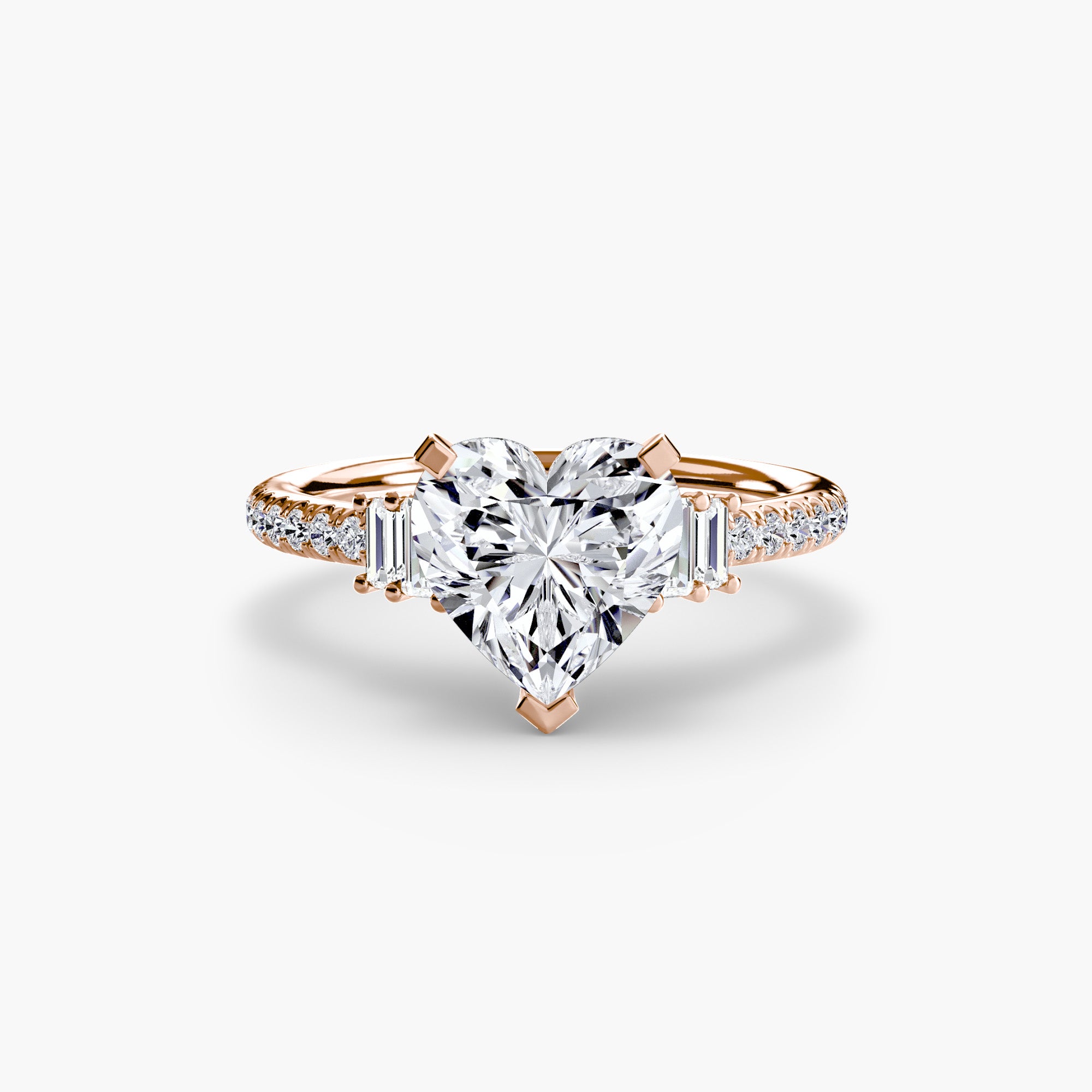 Boundless Beauty Solitaire Ring with Pavé