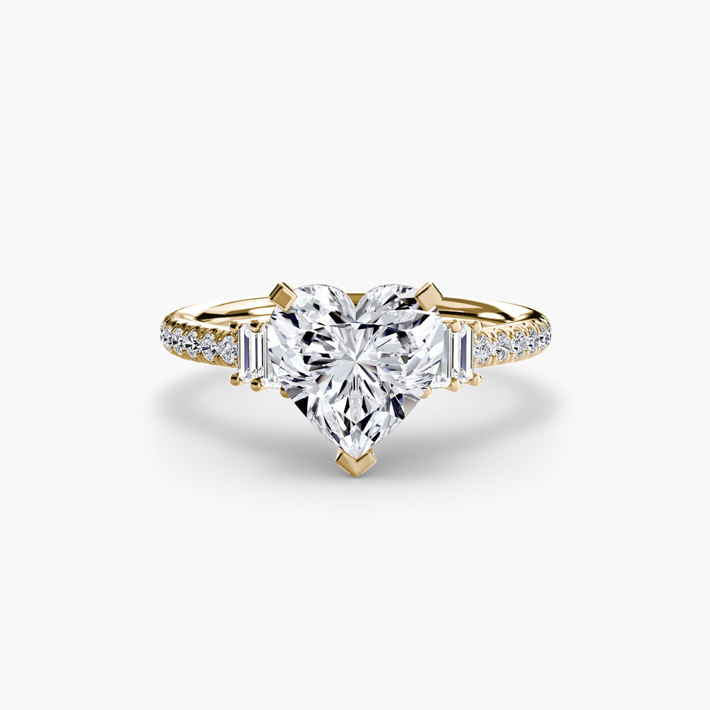 Boundless Beauty Solitaire Ring with Pavé