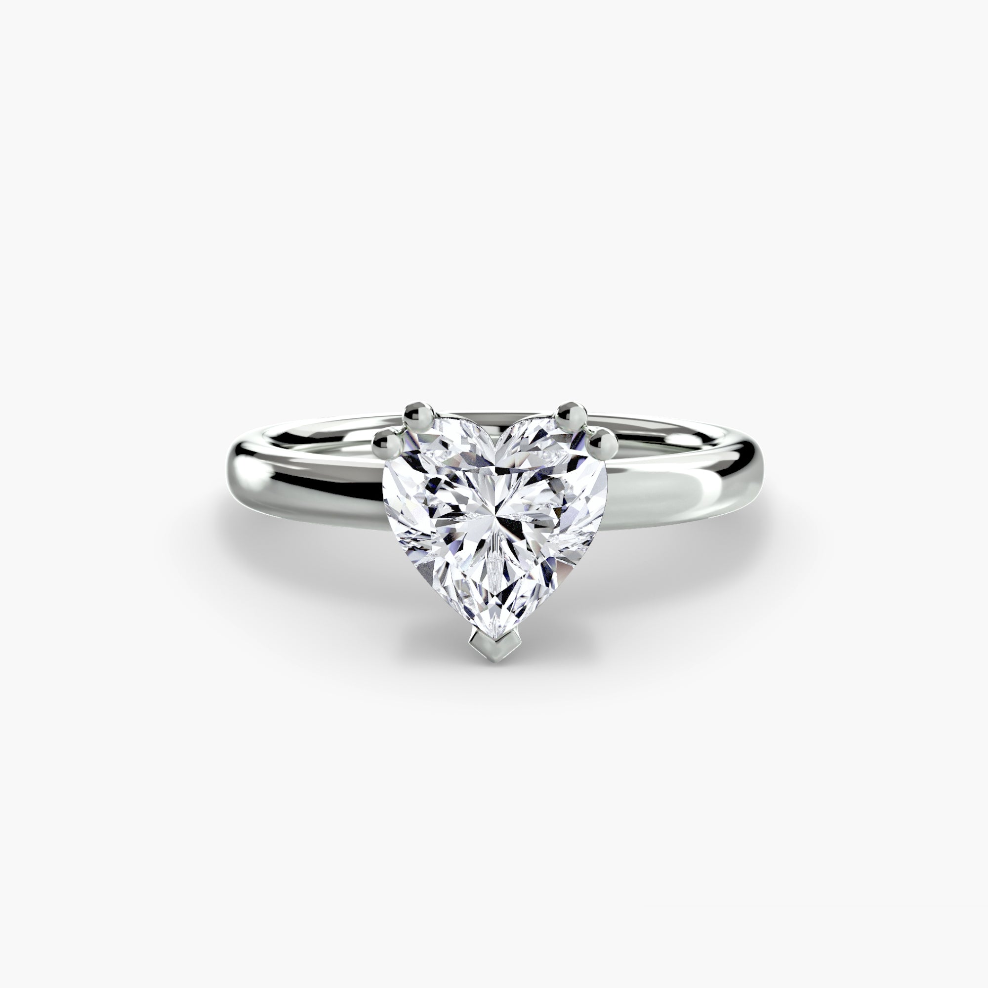 Giorgi Double Prong Solitaire Ring