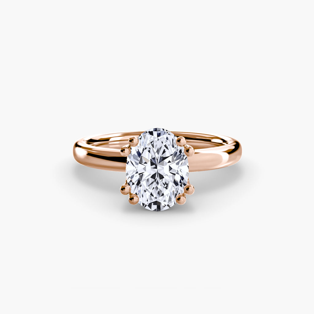 Giorgi Double Prong Solitaire Ring
