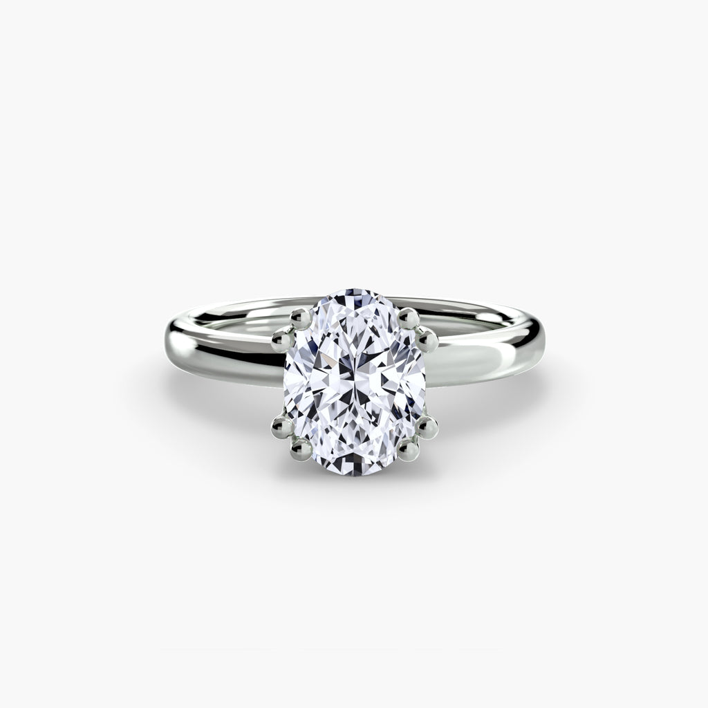 Giorgi Double Prong Solitaire Ring