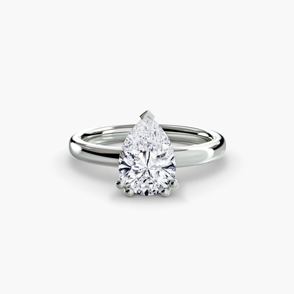 Giorgi Double Prong Solitaire Ring
