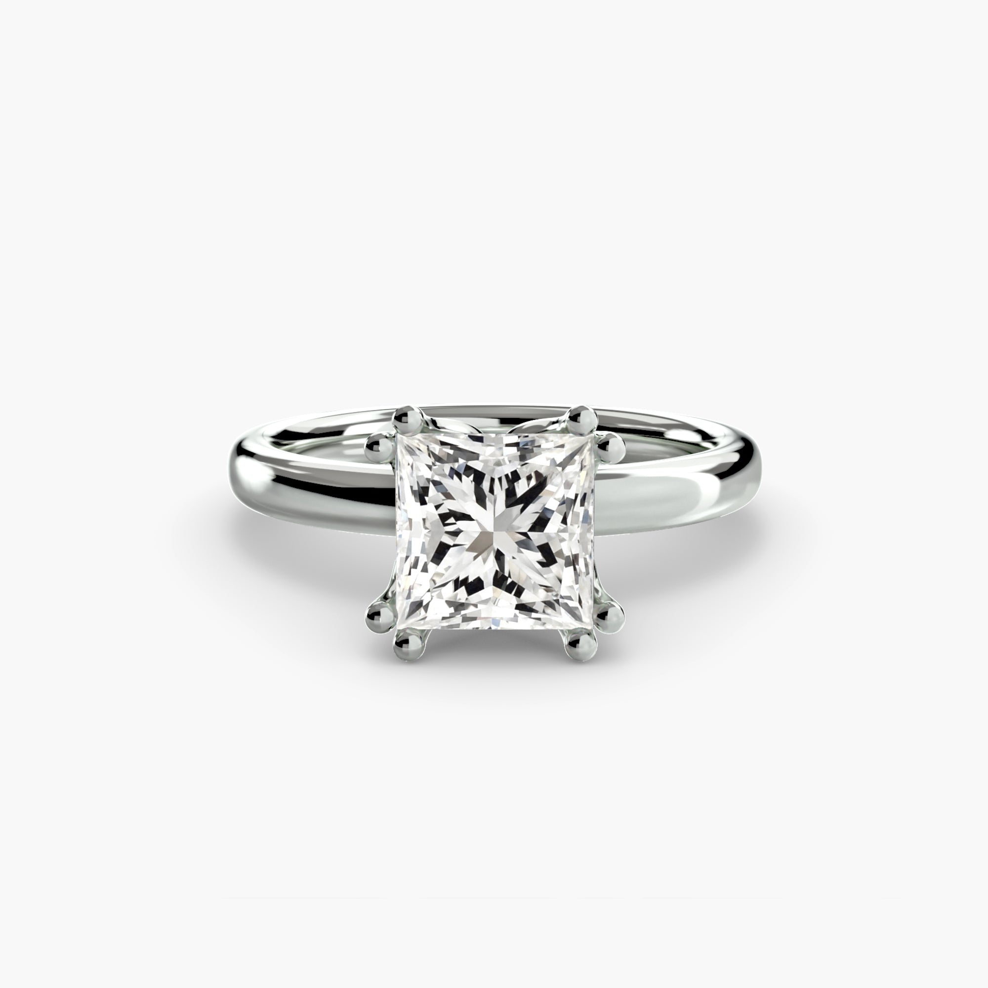 Giorgi Double Prong Solitaire Ring