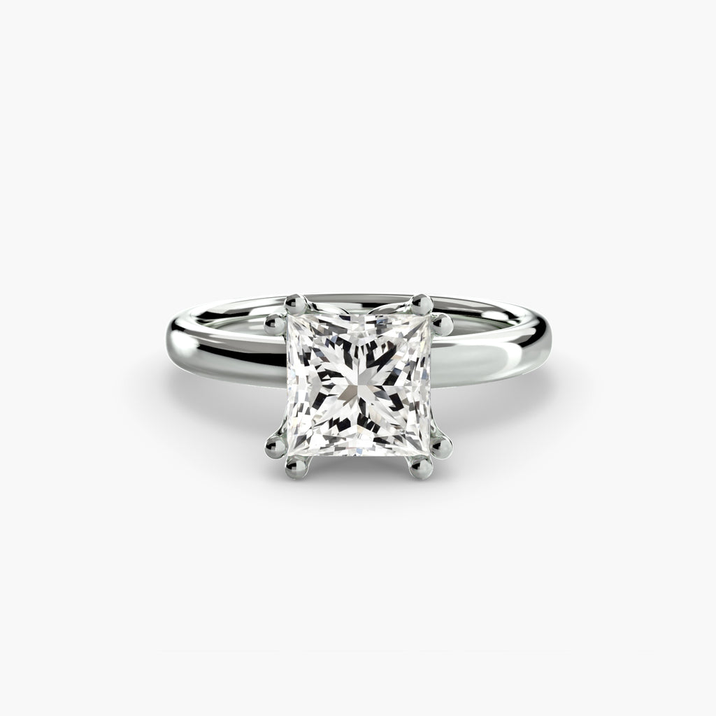 Giorgi Double Prong Solitaire Ring