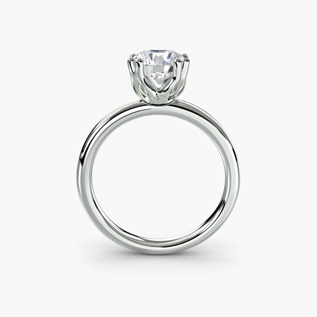 Giorgi Double Prong Solitaire Ring